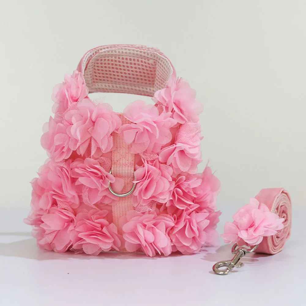 Harnais petit Chien | Collerette Volants Dentelle