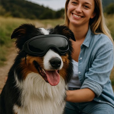 Lunettes pour chien | Lunettes UV Miroir Chien