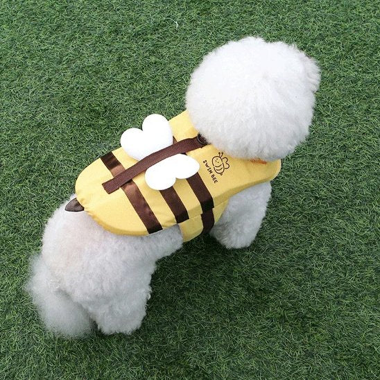 Gilet de sauvetage chien | "AquaSafe Gilet Abeille"
