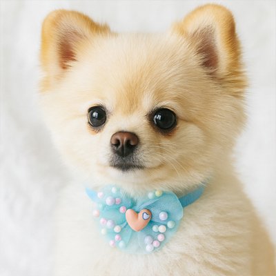 Collier Chien | Collier Tulle Chic