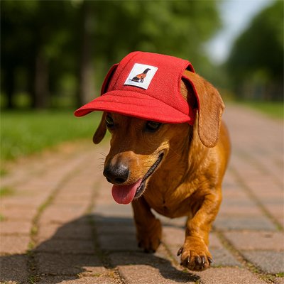Casquette chien | Protection solaire ajustable