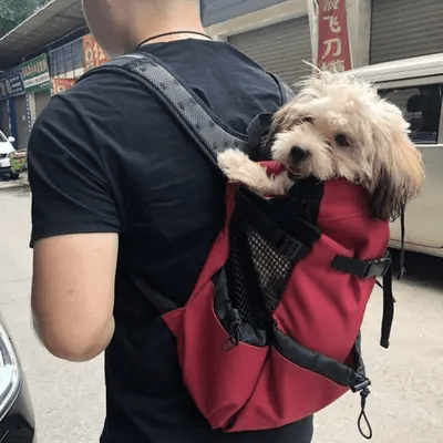 Sac à Dos pour Chien - NomadeDog - Rouge
