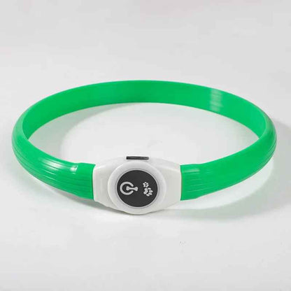 Collier lumineux chien | Collier LED Sécurité Nocturne pour Chien