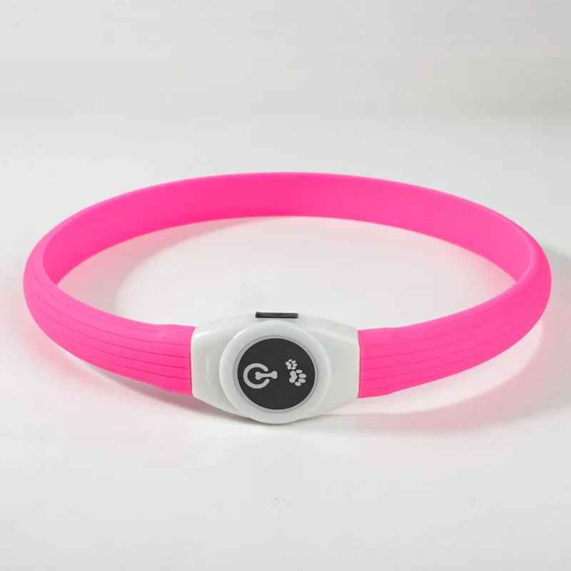 Collier lumineux chien | Collier LED Sécurité Nocturne pour Chien