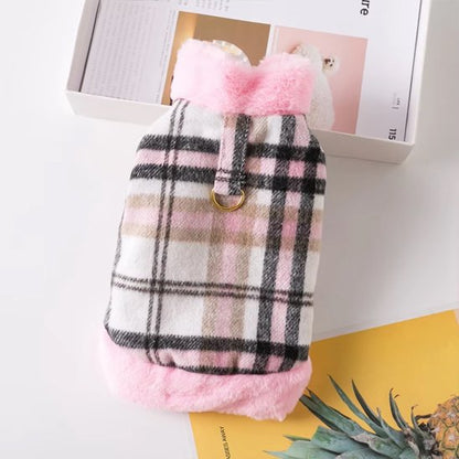 Manteau pour chien imperméable | Manteau d'Hiver Motif Tartan