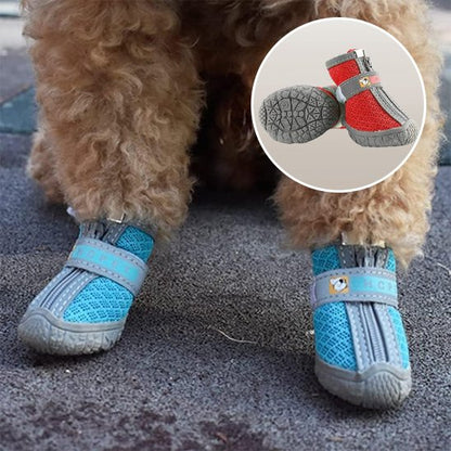 Chaussures Chien Imperméables | Chaussures Respirantes Visibilité Nocturne