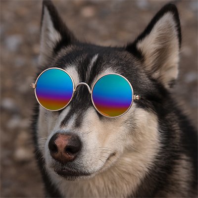 Lunettes pour chien | Lunettes Rétro Chien