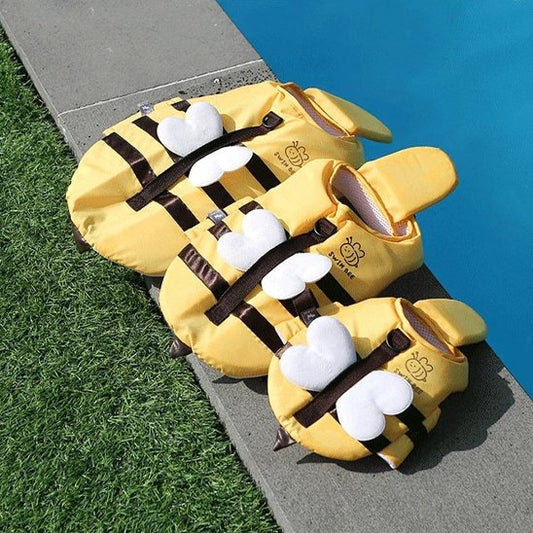 Gilet de sauvetage chien | "AquaSafe Gilet Abeille"