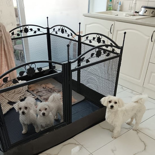 Parc pour chien | Parc Décoratif Premium pour Chien