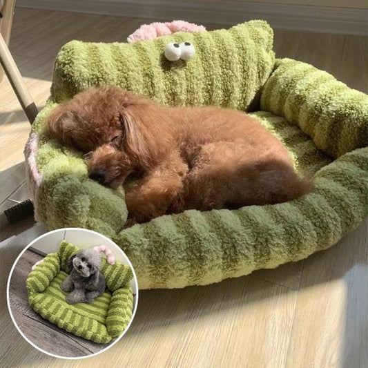 Canapé pour chien en peluche douillette | ComfortPaws