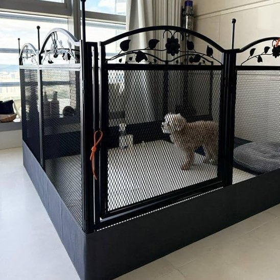 Parc pour chien | Parc Décoratif Premium pour Chien