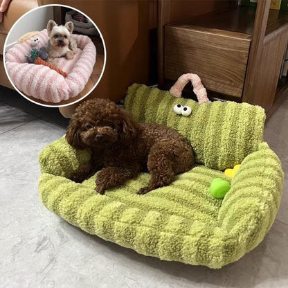 Canapé pour chien en peluche douillette | ComfortPaws