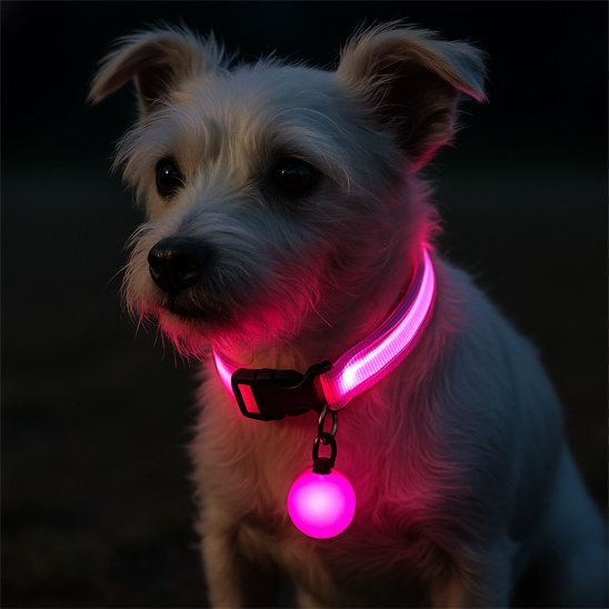 Collier lumineux pour chien | SafeNight