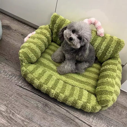 Canapé pour chien en peluche douillette | ComfortPaws